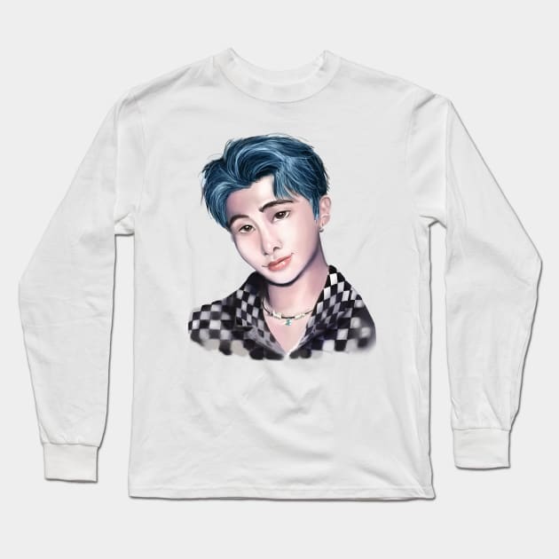 BTS: Namjoon (RM) Long Sleeve T-Shirt by JuliaMaiDesigns
